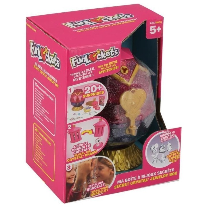 Boîte a Bijoux - KD - Funlockets - Ma Boîte a Bijoux Secrete - Déco