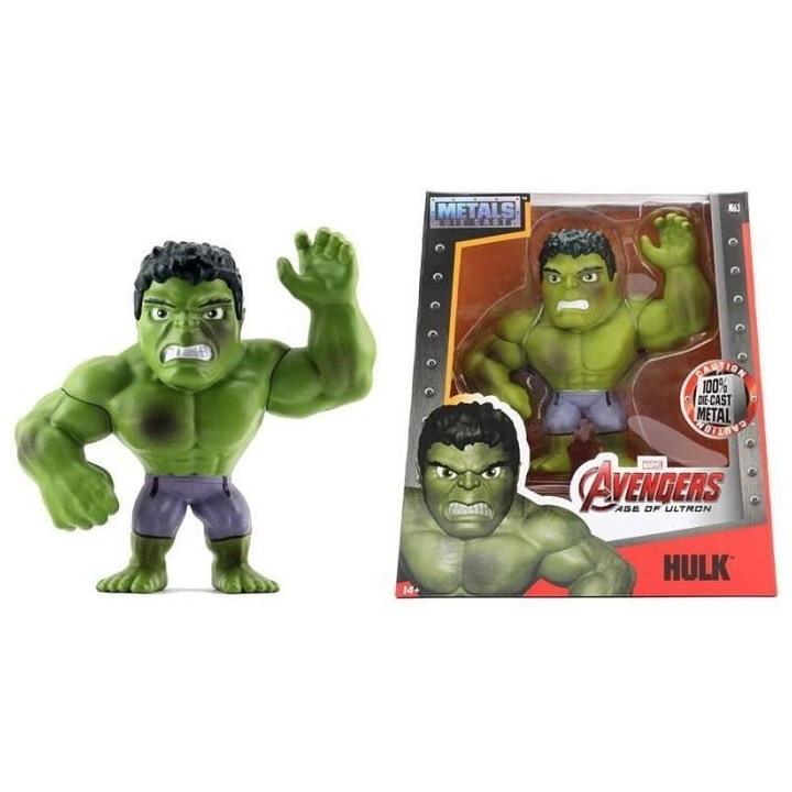 Figurine Hulk en métal 15cm - Marvel - Collectionnez d'autres héros