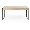 Table a manger fixe HIGH ROCK - 2 tiroirs - Rectangulaire - 6 personnes - L 166 x P 90,2 x H 76,9 cm