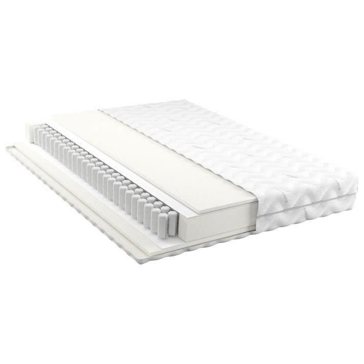 BAMBU - Matelas - 140 x 190 cm - Epaisseur : 20 cm - Réversible - Res