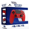 Manette Sans Fil Rouge avec Prise Jack pour casque et boutons lumineux pour PS4