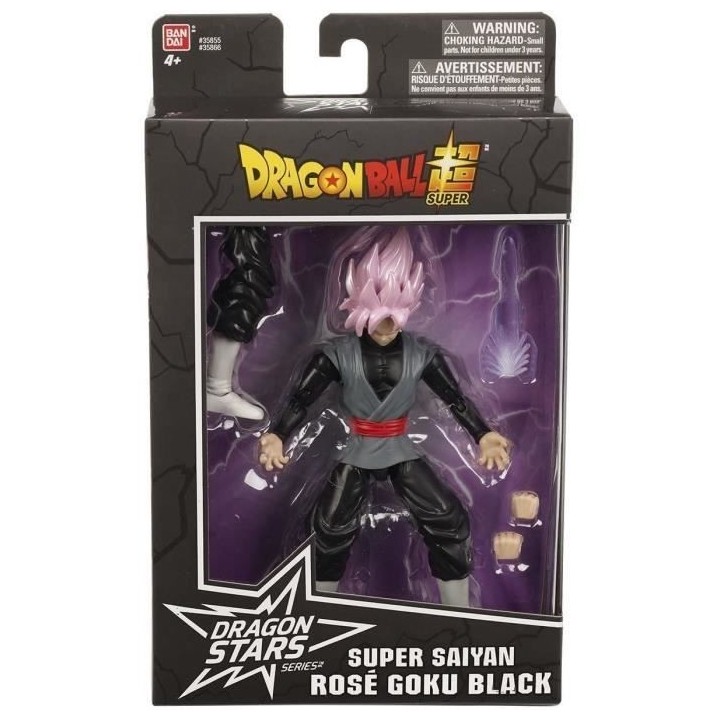 Figurine articulée Goku Black Super Saiyan Rosé - Dragon Ball - BAND