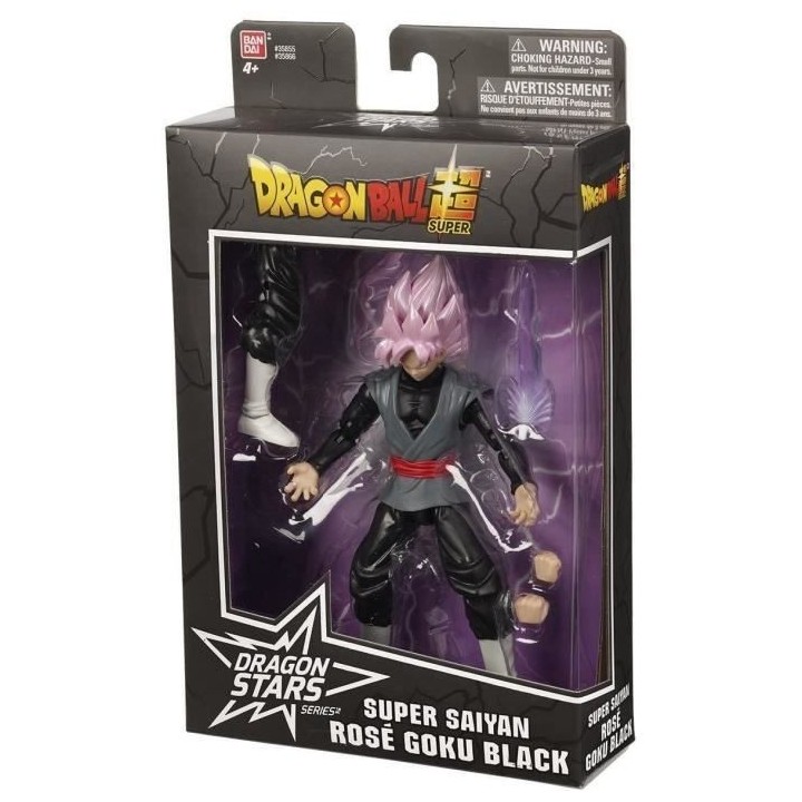 Figurine articulée Goku Black Super Saiyan Rosé - Dragon Ball - BAND