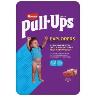 HUGGIES PULL-UPS Couches bébé garçon - Taille 4 - 9 a 18 mois - 8 a