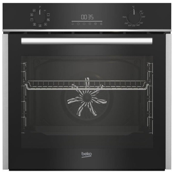 Four encastrable - Chaleur pulsée 3D - BEKO - BCBIM16300XDE - Inox -