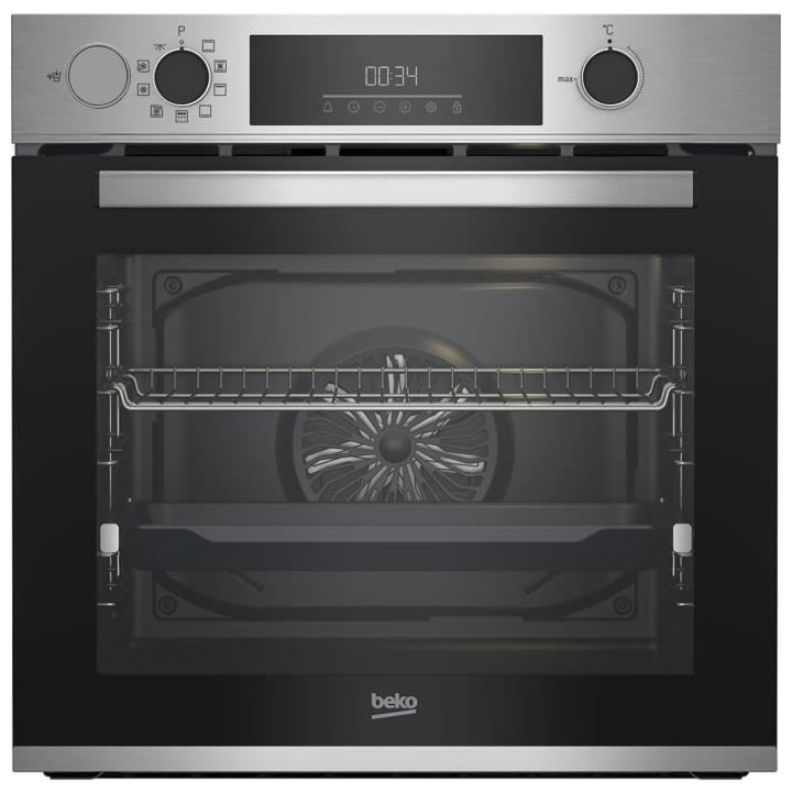 Four encastrable - Chaleur pulsée 3D - BEKO - BBIS14300XMPSE - Inox -