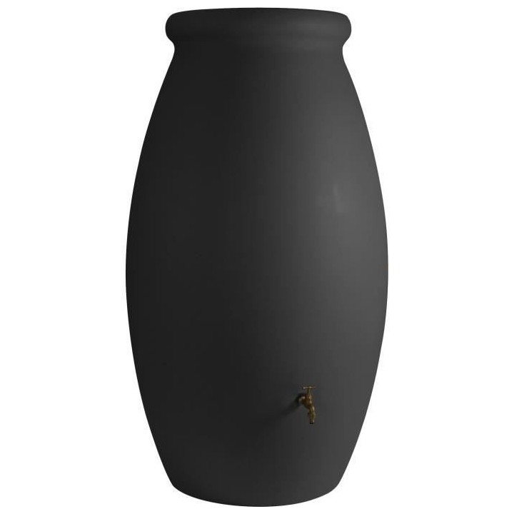 Récupérateur d'eau Jarre rotomoulé - BELLI - 1000 L - Anthracite
