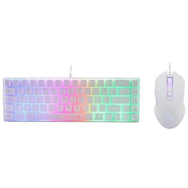 Pack Gamer 2 en 1 - THE G-LAB - COMBO HYDRO - Souris Filaire - Clavier