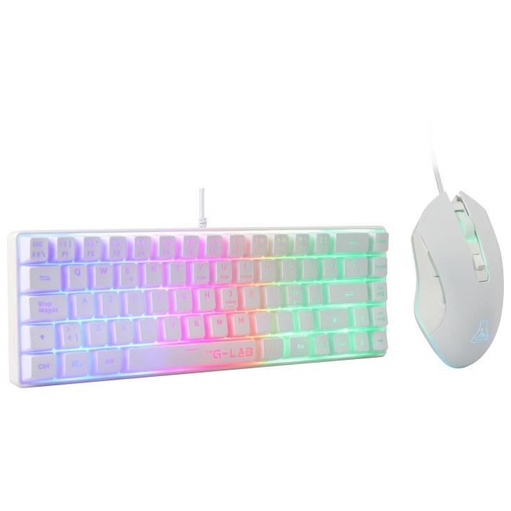 Pack Gamer 2 en 1 - THE G-LAB - COMBO HYDRO - Souris Filaire - Clavier