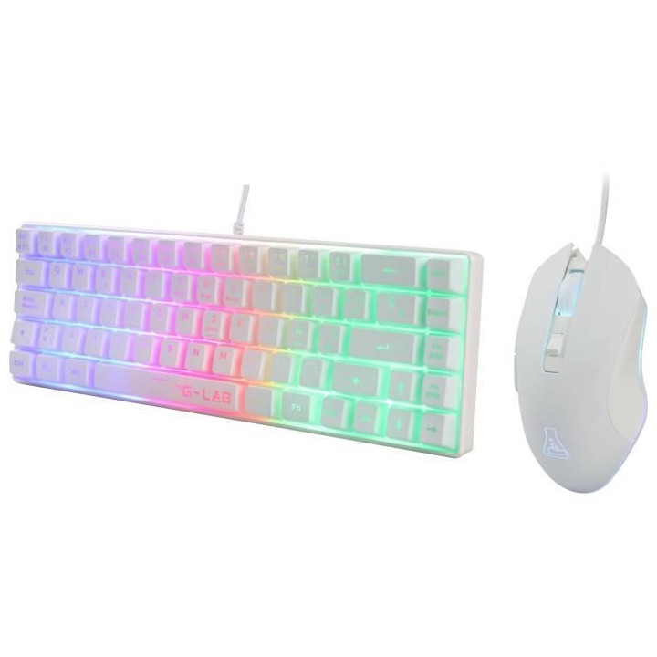 Pack Gamer 2 en 1 - THE G-LAB - COMBO HYDRO - Souris Filaire - Clavier