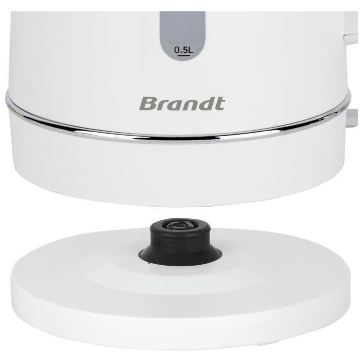 Bouilloire - BRANDT - BO1702W - 1,7 L - Socle 360° - Blanc