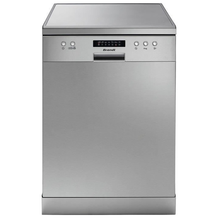 Lave-vaisselle pose libre BRANDT LVC328S - 12 couverts - L60cm - 48dB