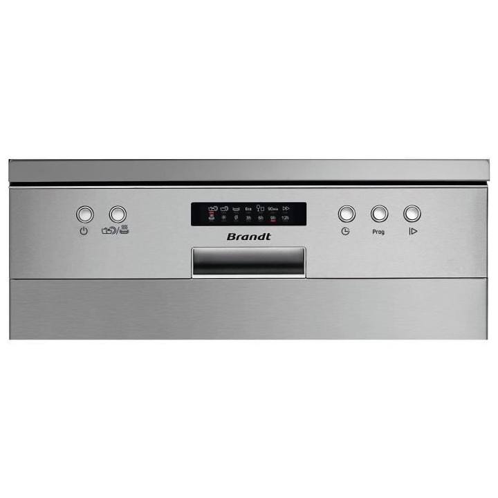 Lave-vaisselle pose libre BRANDT LVC328S - 12 couverts - L60cm - 48dB