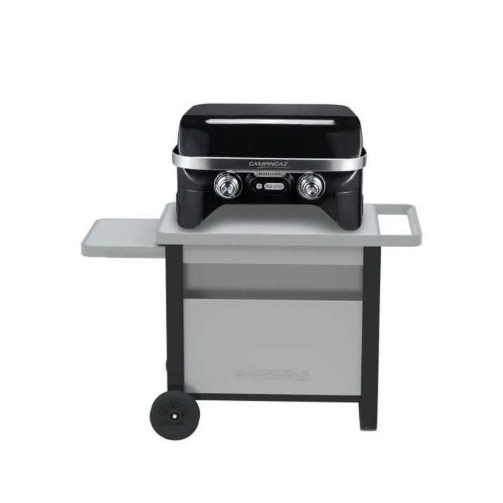 Chariot Deluxe CAMPINGAZ pour Plancha 2 Brûleurs : Blue Flame / Sorio