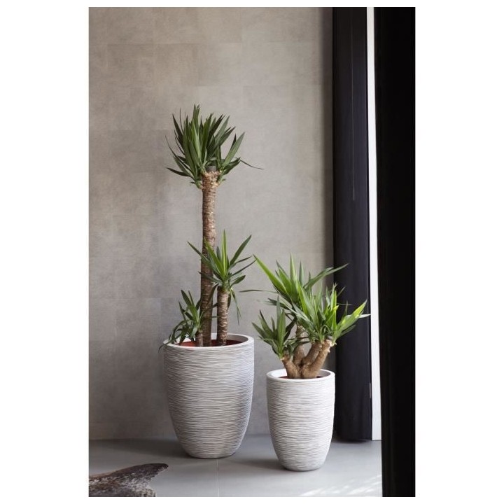 Capi Pot a fleurs Nature Rib 36 x 47 cm Ivoire KOFI782 424227