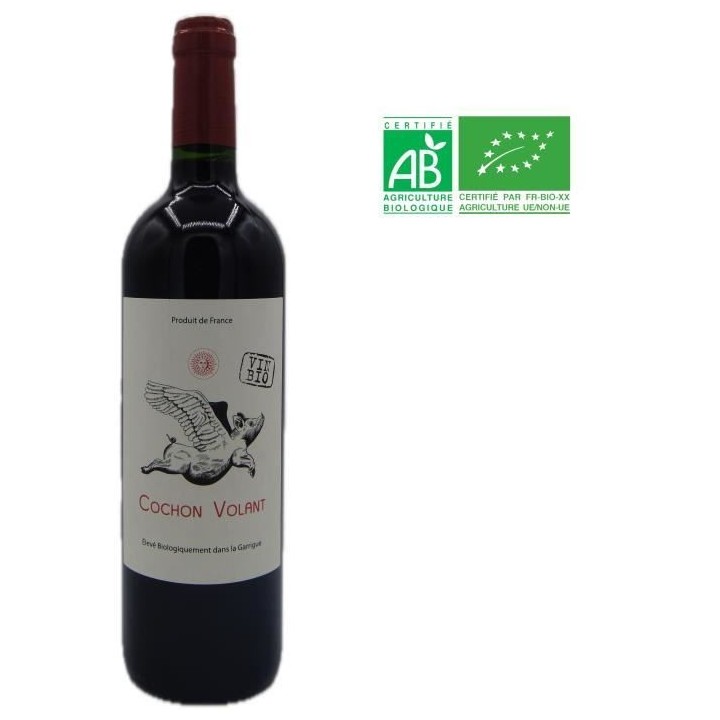 Château des Caraguilhes Cuvée Le Cochon Volant 2022 Pays d'Oc - Vin