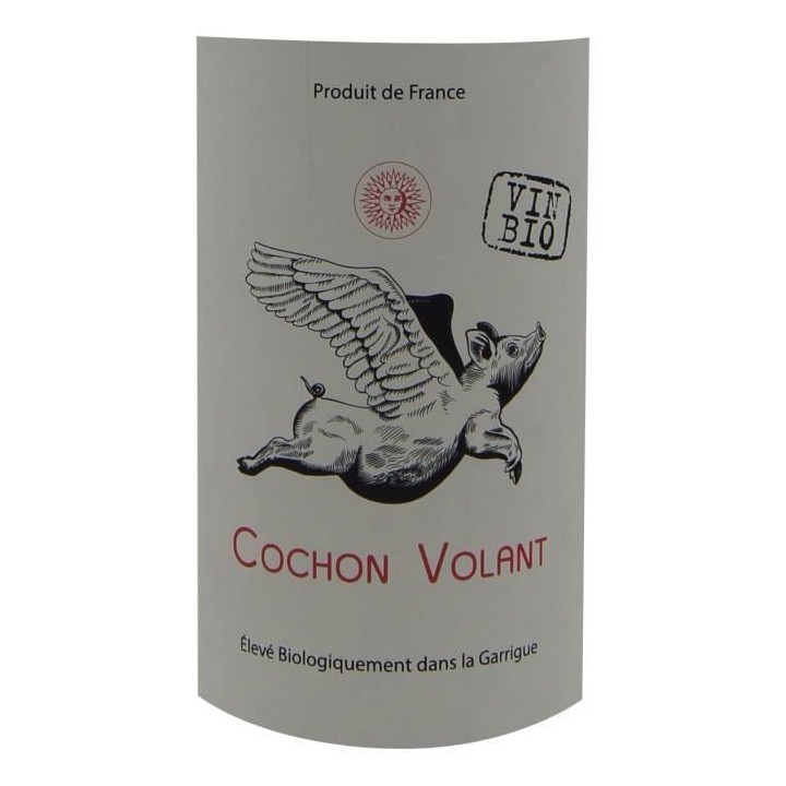 Château des Caraguilhes Cuvée Le Cochon Volant 2022 Pays d'Oc - Vin