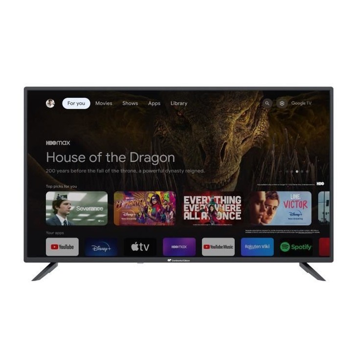 CONTINENTAL EDISON - CELED40SGFHD23B6 - TV LED - Full HD - 40 (102 cm)