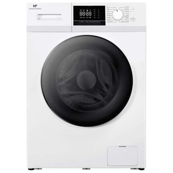 Lave-linge hublot CONTINENTAL EDISON CELL8140IW - 8 kg - Largeur 60 cm