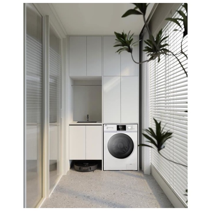 Lave-linge hublot CONTINENTAL EDISON CELL8140IW - 8 kg - Largeur 60 cm