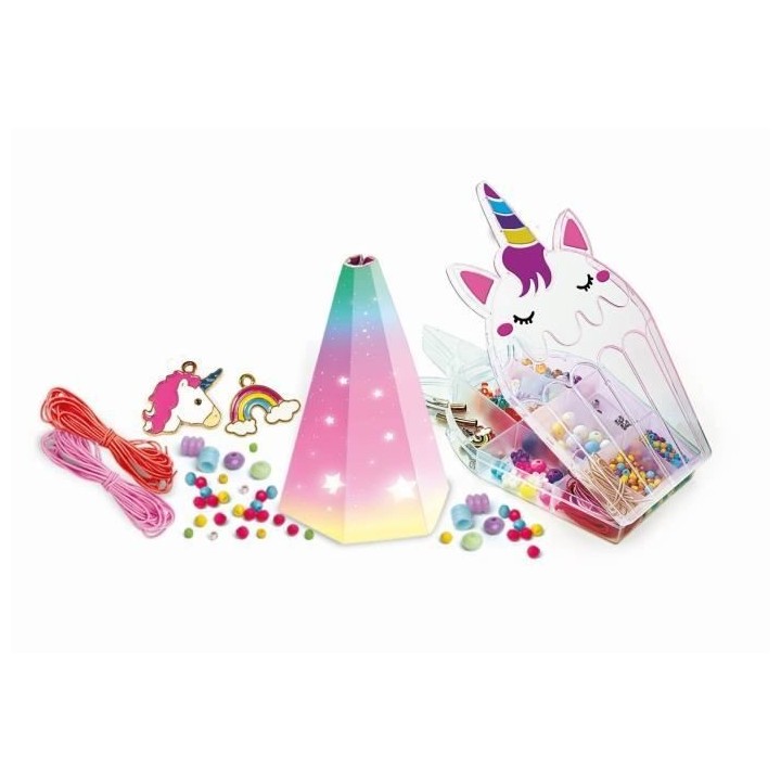 Clementoni - Crazy Chic - Coffret créatif Licorne - Créer tes bracel