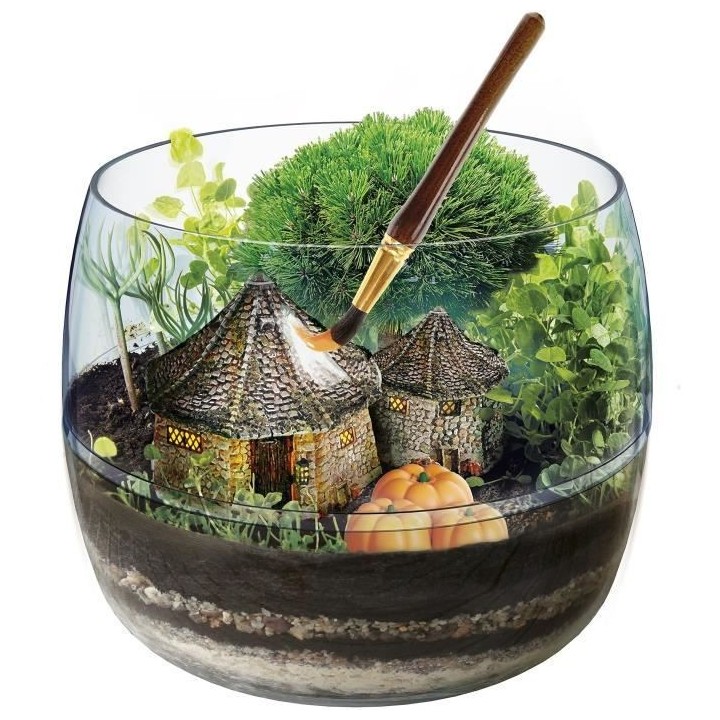 Terrarium Harry Potter - CLEMENTONI - Cabane de Hagrid a reproduire