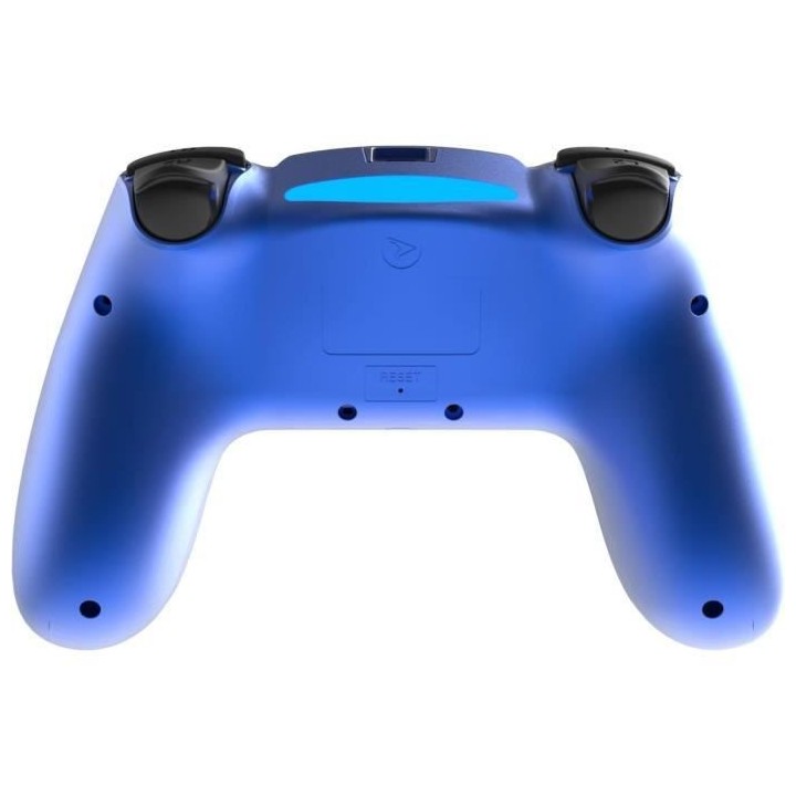 Manette Sans Fil BLUE Metal avec Prise Jack pour casque et boutons lum