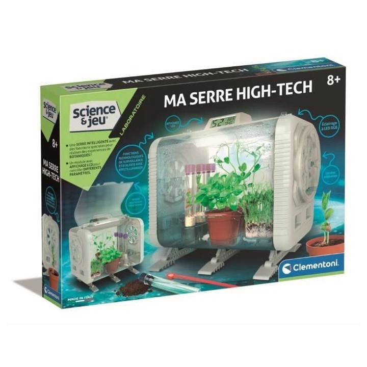 CLEMENTONI - Ma serre high-tech - 3 maniere de faire pousser - Capteur