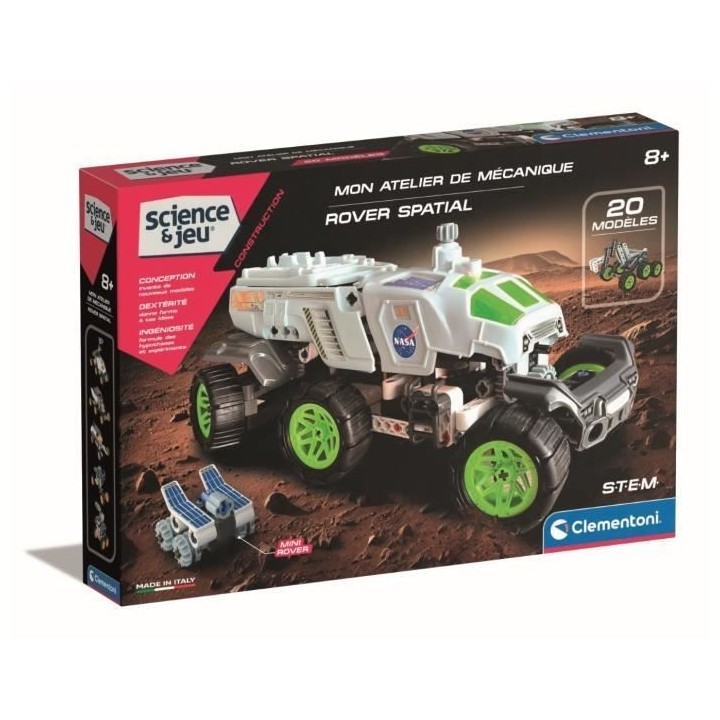 CLEMENTONI - Rover spatial NASA - Construction motorisée - Manuel ill