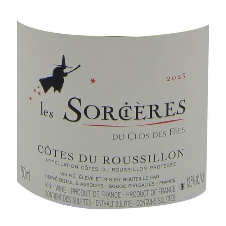 Domain du Clos des Fées Cuvée Les Sorcieres 2023 Côtes du Roussillo