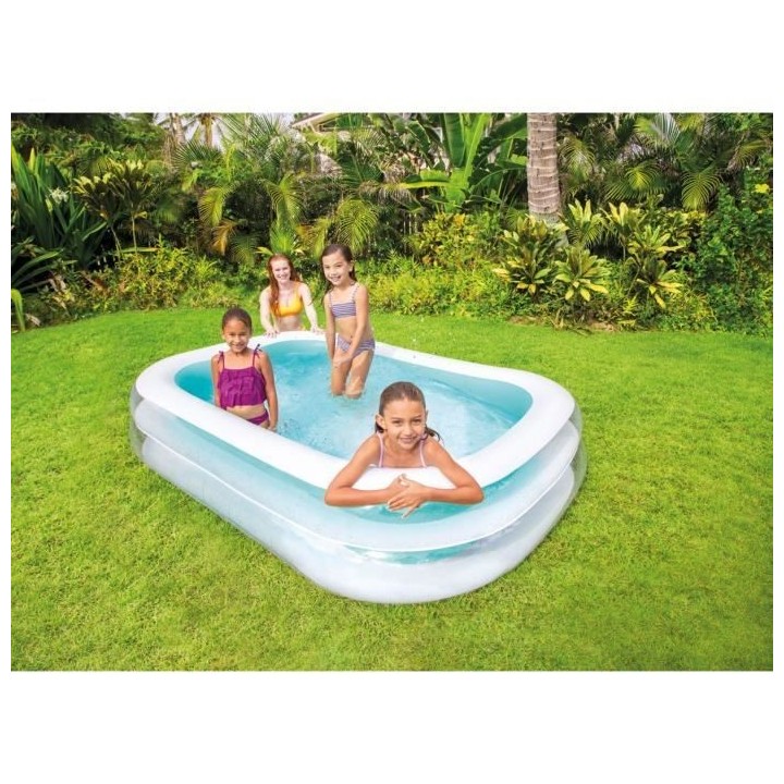 Piscinette rectangulaire Family - INTEX - 770 Litres - 6 ans et + - 26