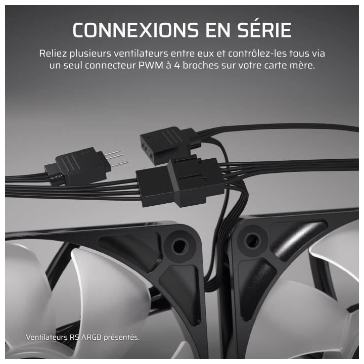 Ventilateur PWM 120mm - CORSAIR - RS120
