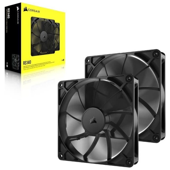 Pack de 2 ventilateurs PWM 140mm - CORSAIR - RS140