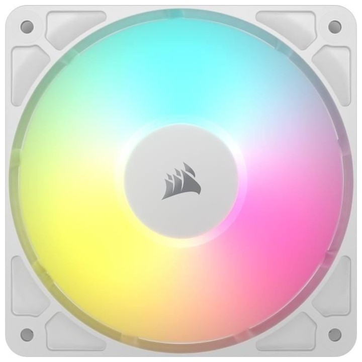 Pack de 3 ventilateurs PWM 120mm - CORSAIR - RS120 - Blanc