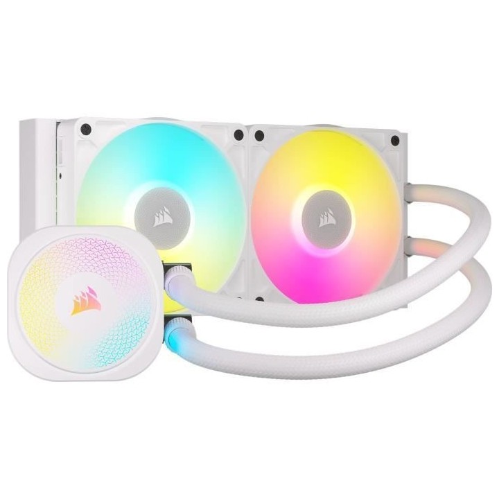 Watercooling - CORSAIR - iCUE LINK TITAN 240 RX - RGB - Blanc