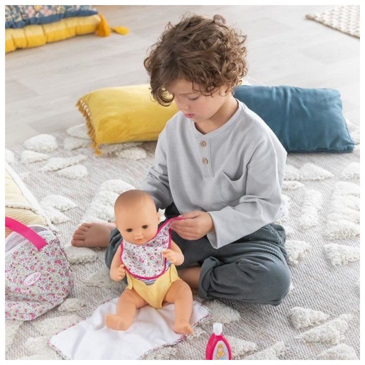 Accessoires poupon - COROLLE - Coffret Accessoires a langer fleuri - P