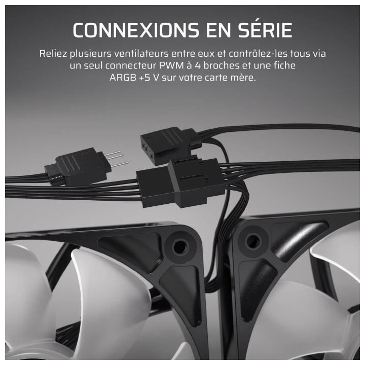 Ventilateur ARGB 120mm - CORSAIR - RS120