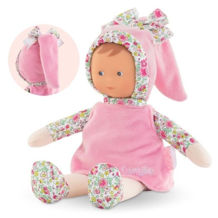 Mon Doudou COROLLE - Miss Rose Jardin en Fleurs - 25 cm - petite poup