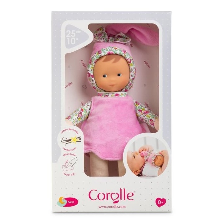 Mon Doudou COROLLE - Miss Rose Jardin en Fleurs - 25 cm - petite poup