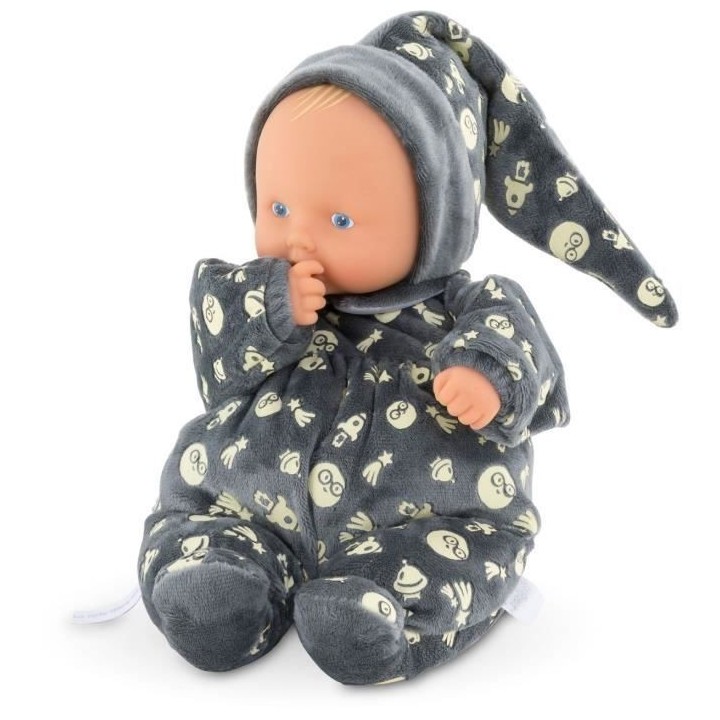 Mon Doudou COROLLE - Babipouce Brille dans la Nuit - 28 cm - senteur d