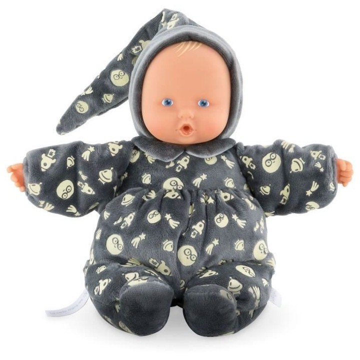 Mon Doudou COROLLE - Babipouce Brille dans la Nuit - 28 cm - senteur d