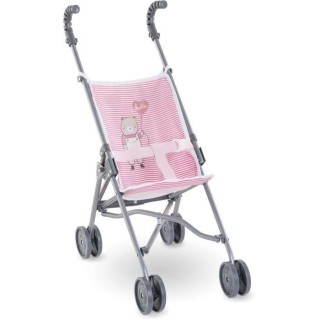 Accessoire poupon - COROLLE - Poussette canne rose pour poupon 30, 36