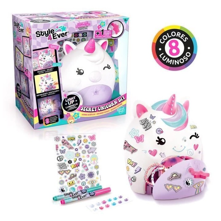 Canal Toys - Style For Ever - Lampe Licorne Secrete - OFG 301