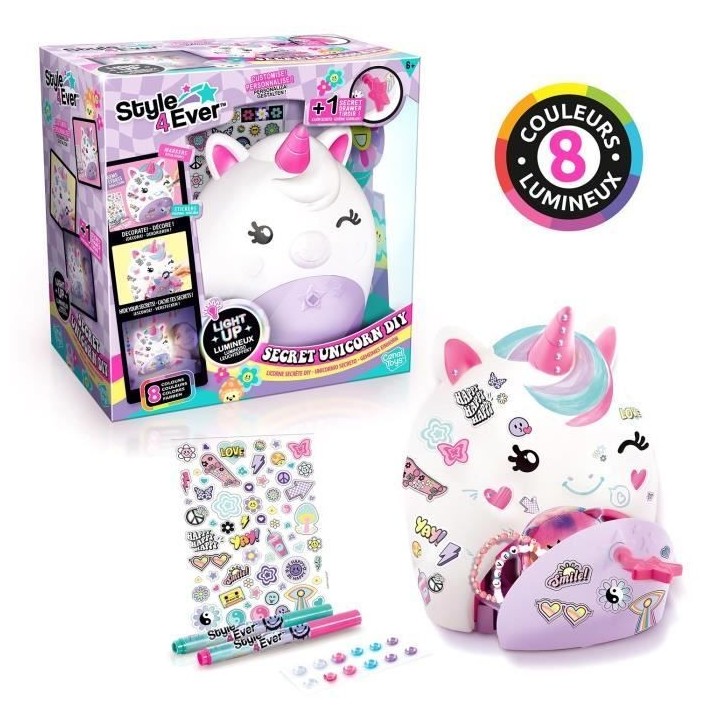 Canal Toys - Style For Ever - Lampe Licorne Secrete - OFG 301