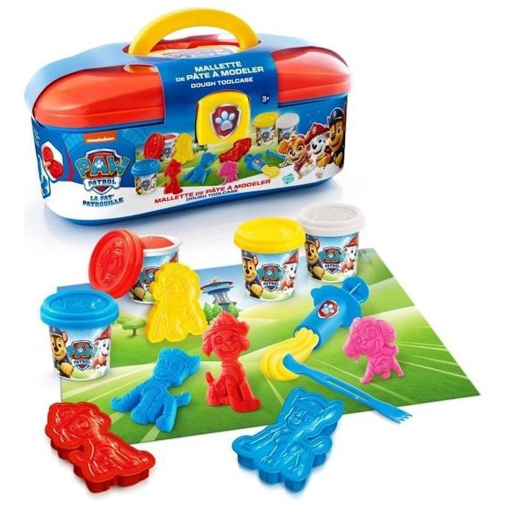 Pat Patrouille - Mallette de pâte a modeler - Loisirs Créatifs - PPC