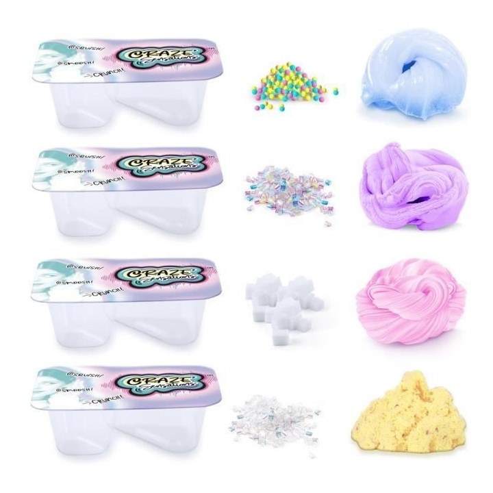 Kit ASMR de 4 textures satisfaisantes CANAL TOYS - Crazy Sensations