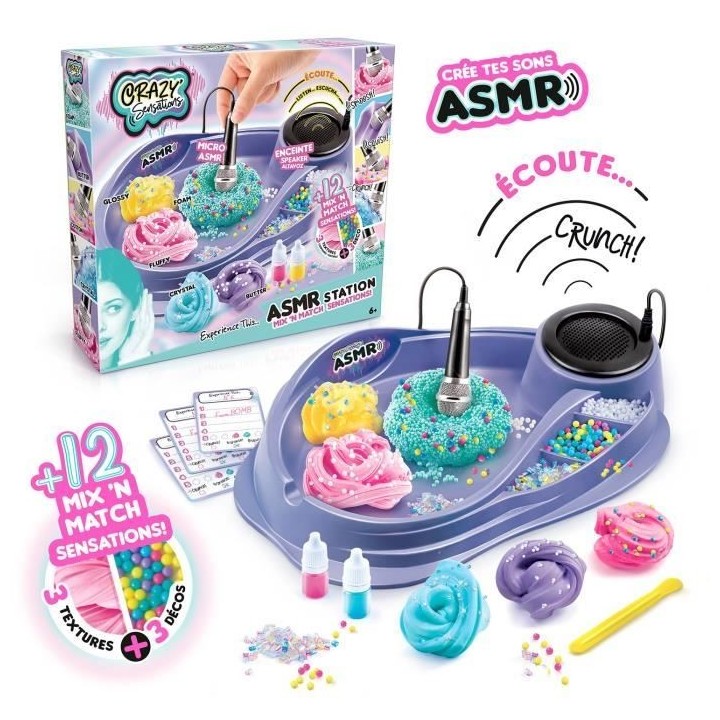 CANAL TOYS - Crazy Sensations ASMR Station - Écoute et crée de nouve