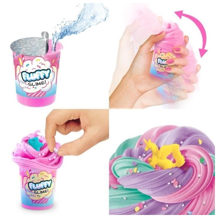 Kit de fabrication de slime fluffy So Slime Shaker - CANAL TOYS - Coul