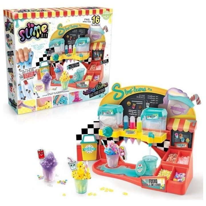 Fabrique a slime senteur fast food - CANAL TOYS - Slimelicious Factory
