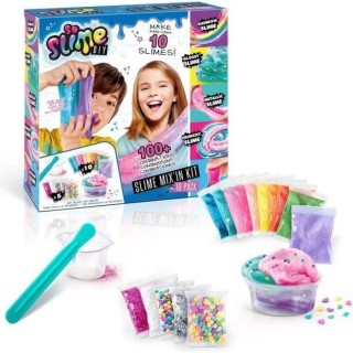 CANAL TOYS - Slime - Mix'in Kit - Pack 10 Slimes pour Enfant de 6 ans